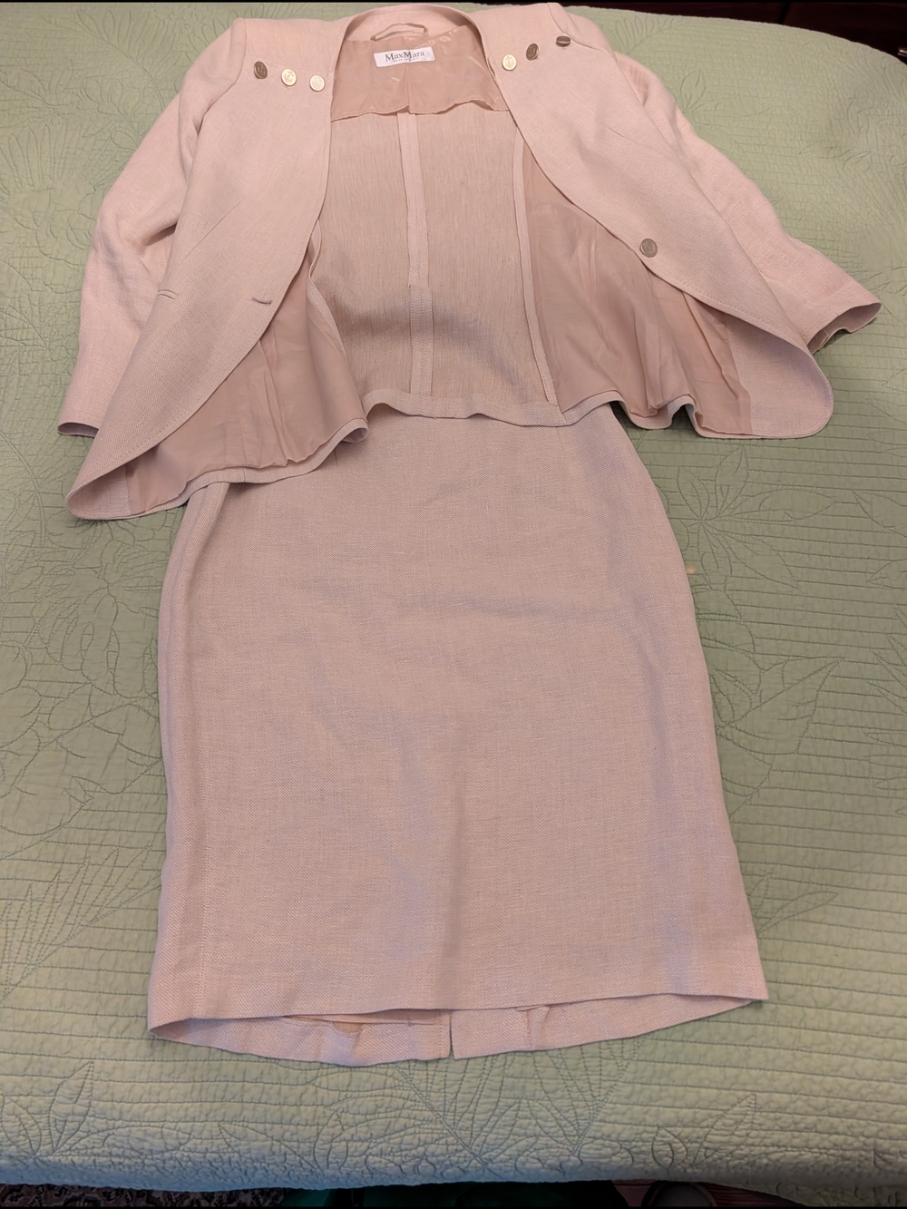MaxMara Blazer And Skirt Set